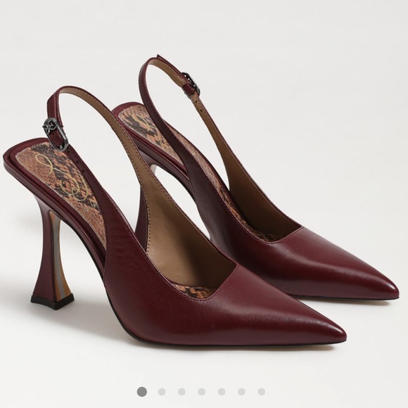 Sam Edelman Odette Slingback Pump in Chiant leather, Size 8.5 - Picture 1 of 13